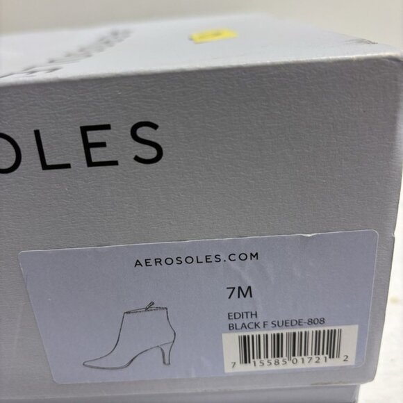 Aerosoles Women’s Edith, Black Ankle Booties, Size 7 M - Picture 6 of 6